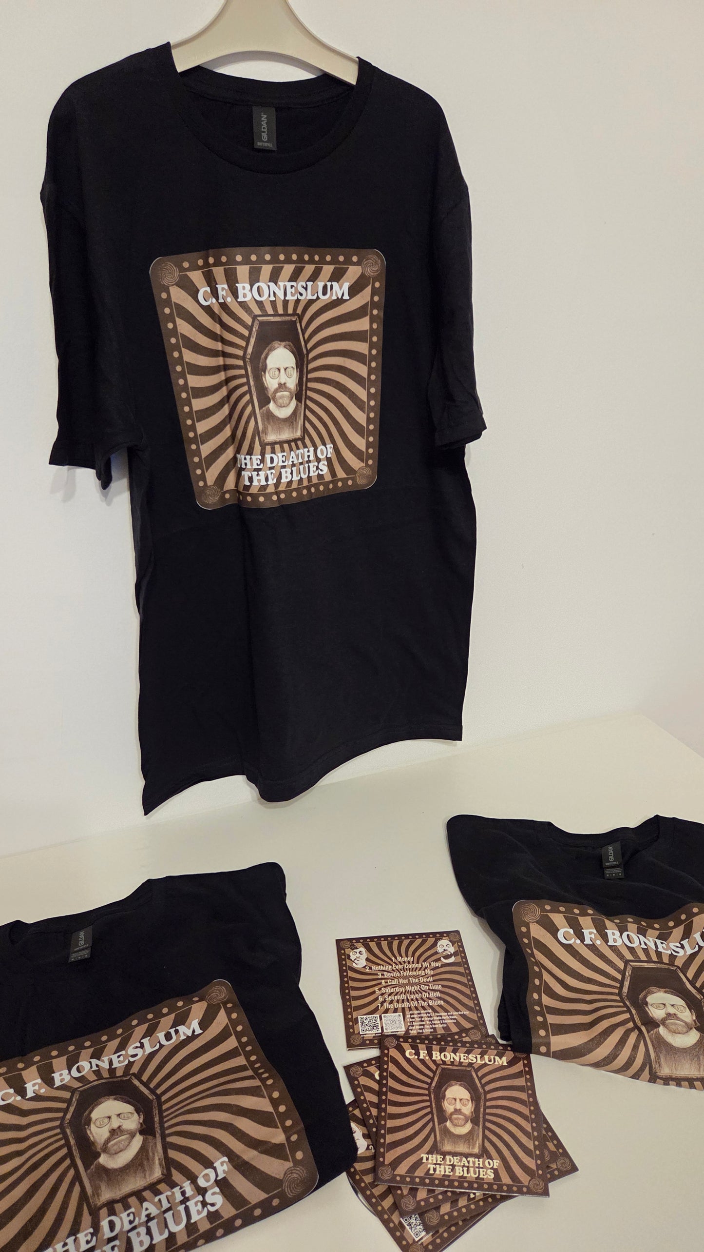 BONESLUM BUNDLE! The Death of the Blues EP Launch Tee Shirt + CD + Digital Download